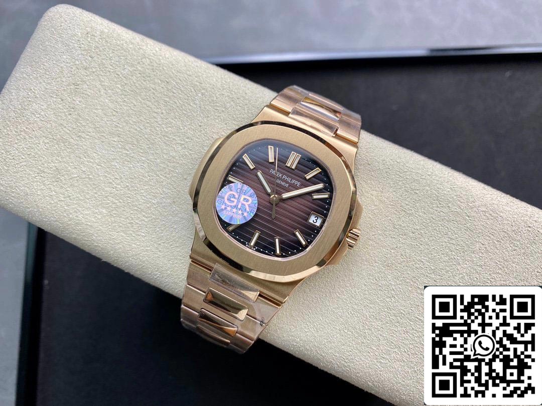 Patek Philippe Nautilus 5711/1R-001 1:1 Best Edition GR Factory V2 quadrante sfumato marrone