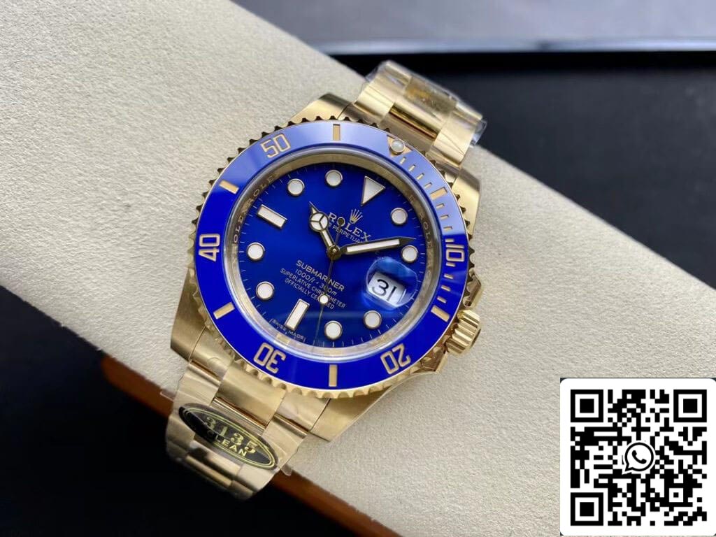 Rolex Submariner M116618LB-0003 1:1 Best Edition Quadrante blu fabbrica pulita