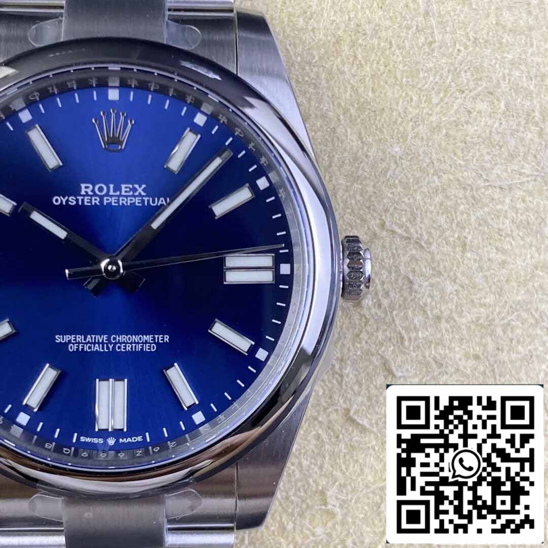 Rolex Oyster Perpetual M124300-0003 41MM 1:1 Best Edition Clean Factory Blue Dial