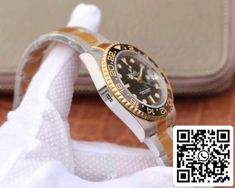 Rolex GMT Master II 116713 LN 40mm EW Factory 1:1 Best Edition Bracciale svizzero bicolore in acciaio inossidabile ETA2836