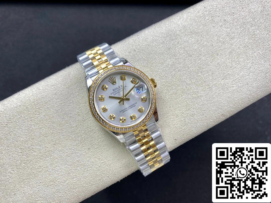 Rolex Datejust M278383RBR-0020 31MM 1:1 Mejor edición EW Factory Esfera plateada