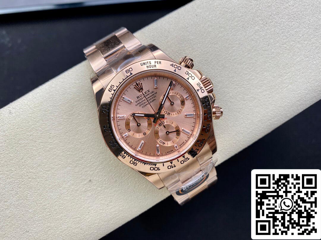 Rolex Daytona M116505-0012 1:1 Best Edition BT Factory in oro rosa