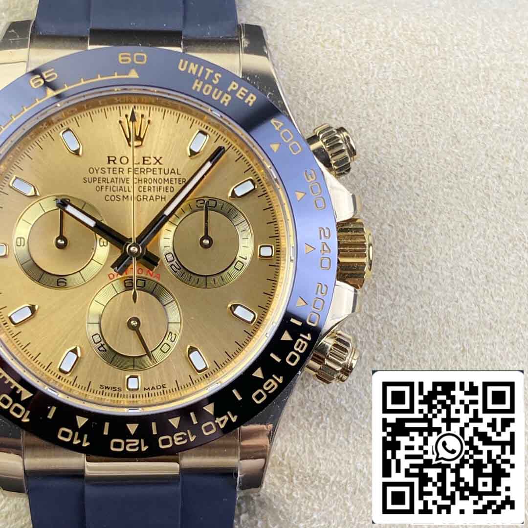 Réplica Rolex Daytona M116518ln-0042 Mejor 1:1 BT Factory Champagne Dial