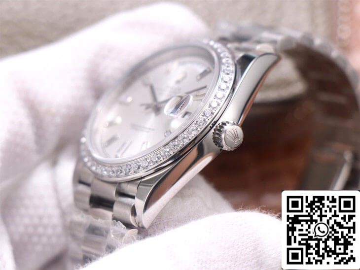 Rolex Day Date M228349RBR-0001 1:1 Best Edition EW Factory quadrante argento