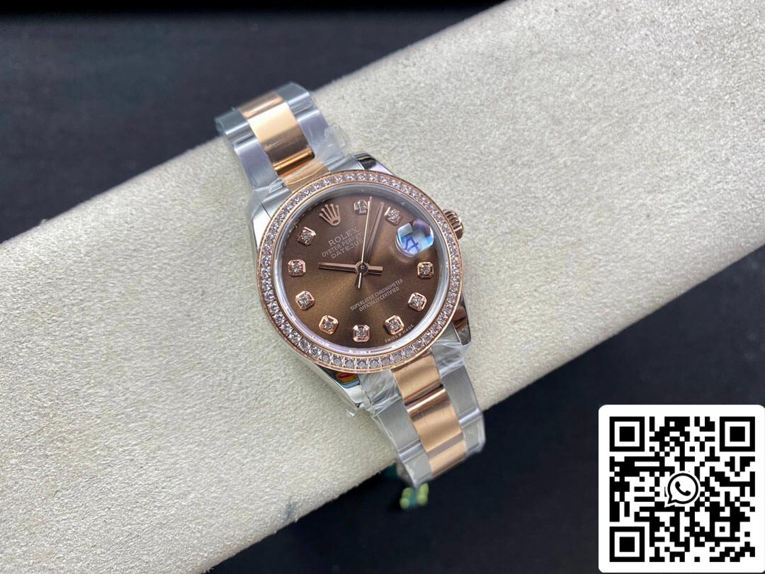 Rolex Datejust M278381RBR-0027 31MM 1:1 Mejor edición EW Factory esfera marrón