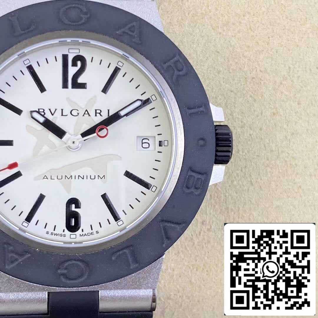 Bvlgari Aluminium Steve Aoki 103539 1:1 Best Edition BV Factory Quadrante bianco