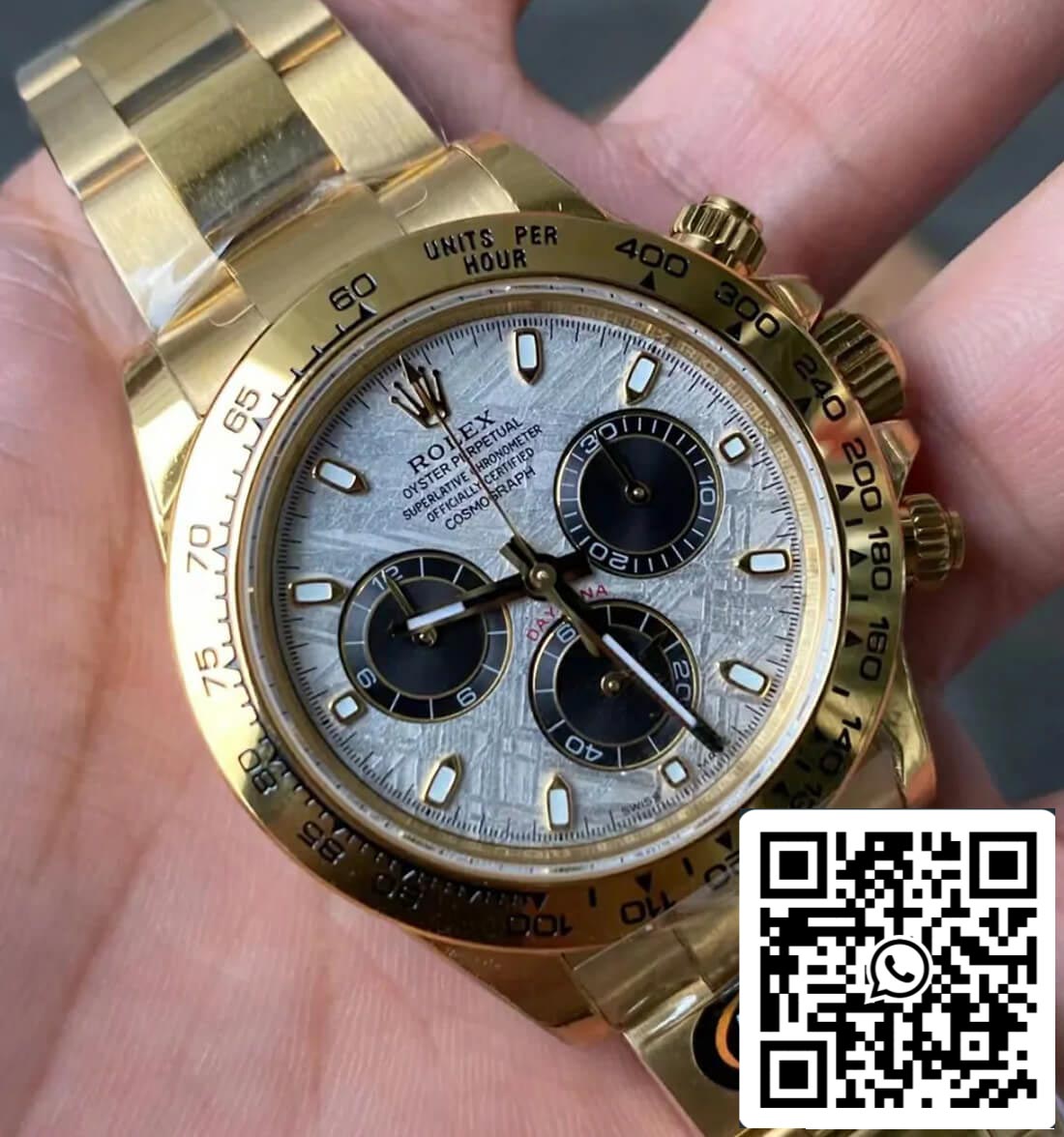 Rolex Daytona M116508-0015 1:1 Mejor edición BT Factory Meteorite Dial