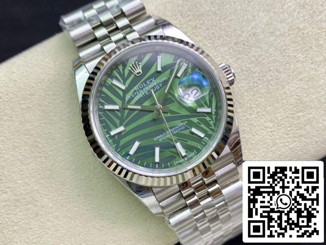 Rolex Datejust M126234-0047 1:1 Best Edition EW Factory Olive Green Dial