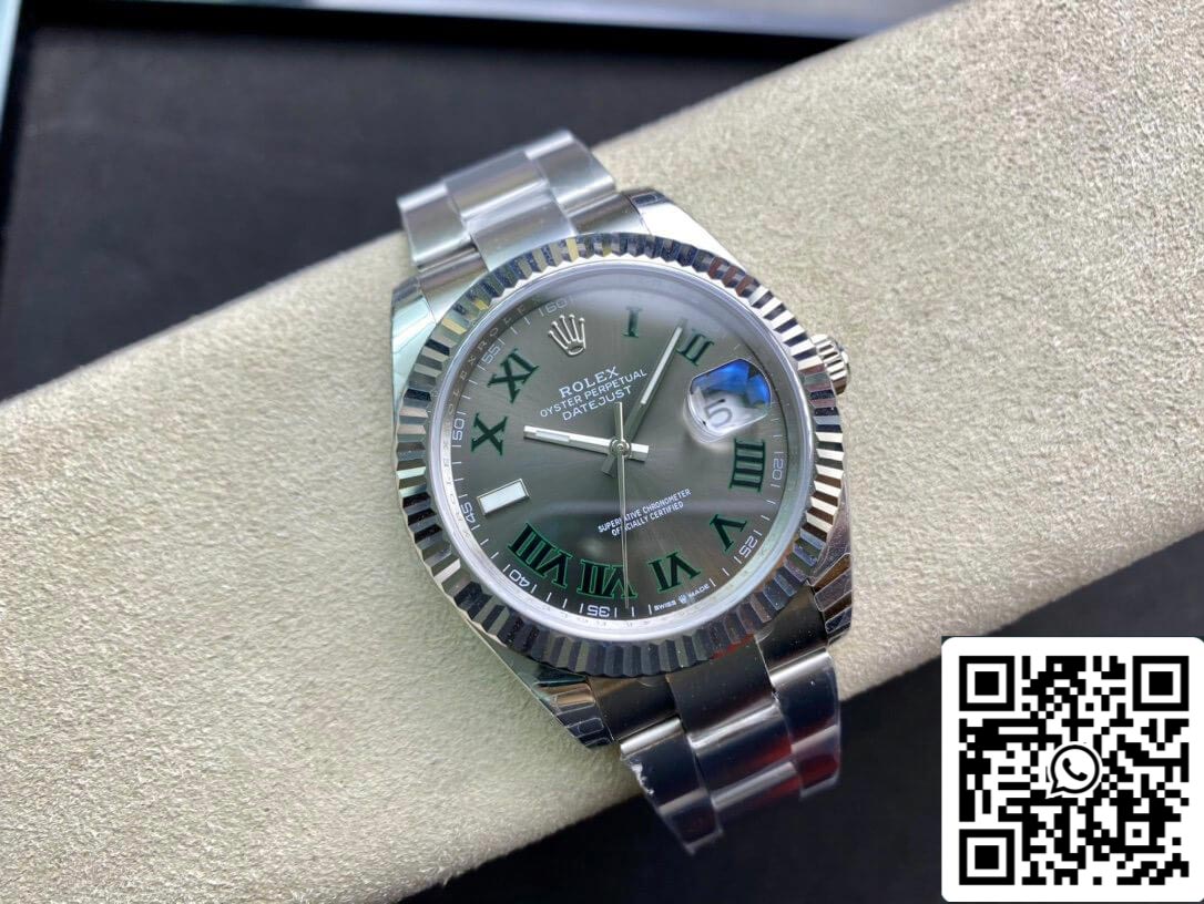 Rolex Datejust M126334-0021 41MM 1:1 Best Edition EW Quadrante grigio fabbrica