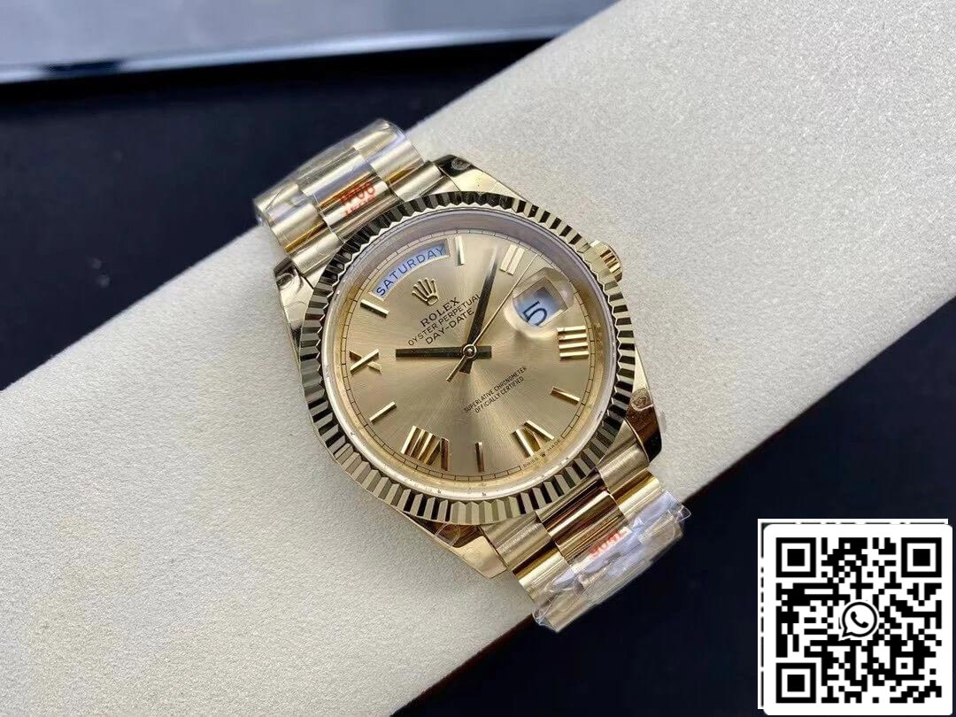 Rolex Day Date M228238-0006 1:1 Best Edition GM Factory Gold Dial