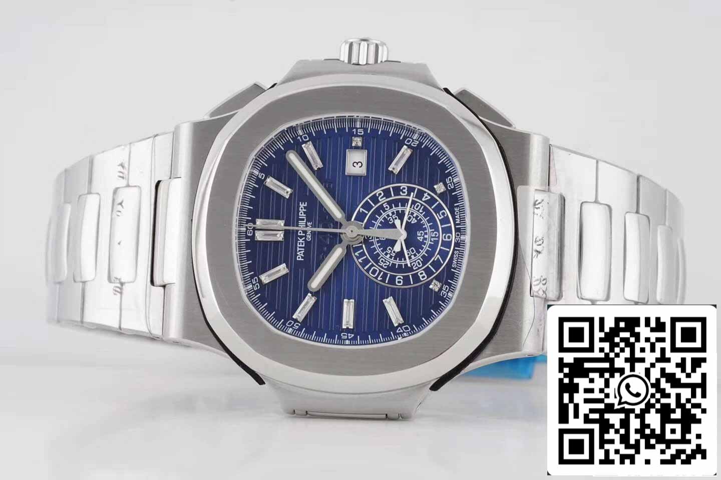 Patek Philippe Nautilus 5976/1G 1:1 Mejor edición 3K Factory V2 Acero inoxidable