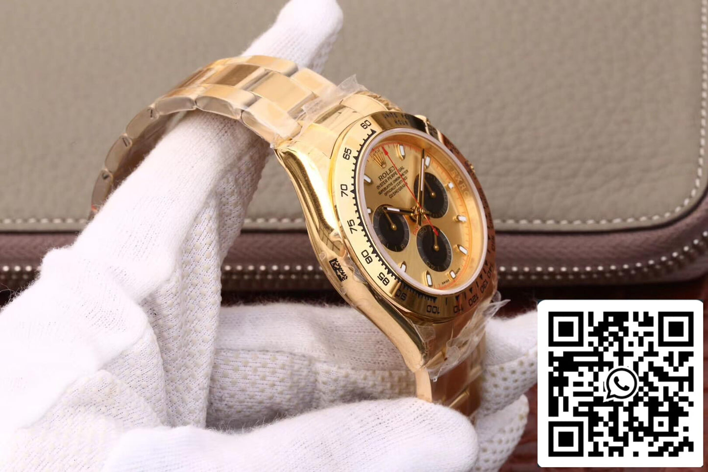 Rolex Daytona 116508 1:1 Mejor Edición JH Factory Oro Amarillo Cronógrafo Negro