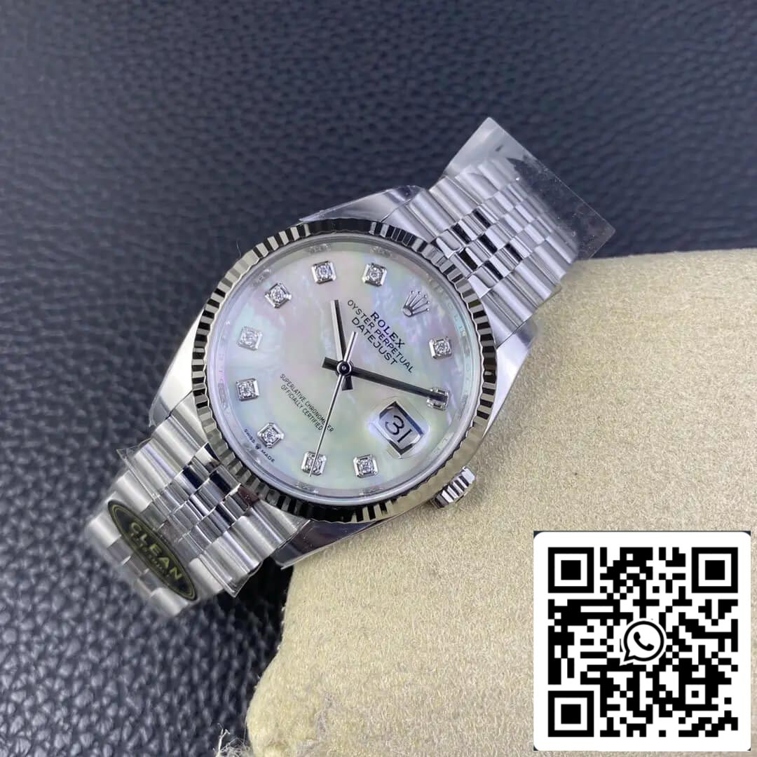 Rolex Datejust M126234-0019 36MM 1:1 Mejor edición Clean Factory Acero inoxidable