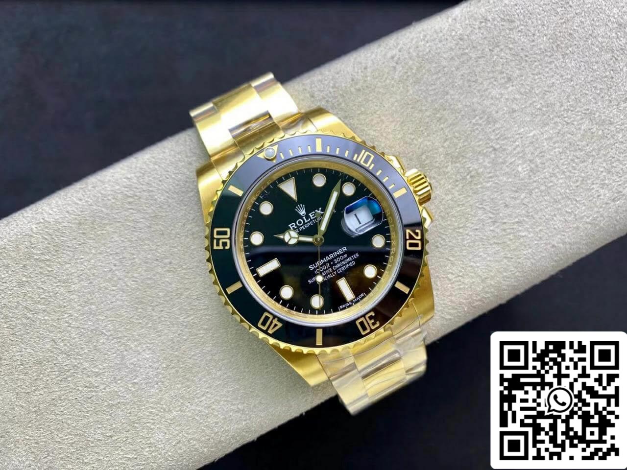 Rolex Submariner 116618LN-97208 40mm movimento 3135 VS Factory quadrante nero