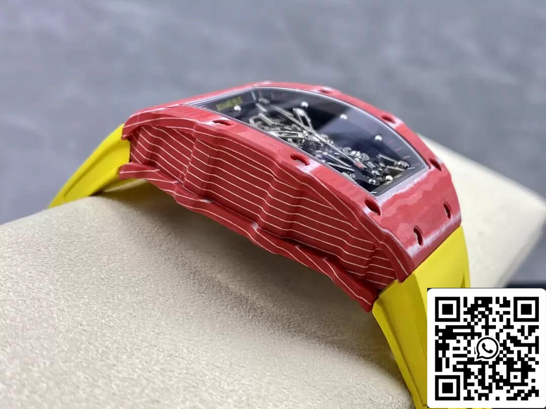 Richard Mille RM35-02 1:1 Best Edition T+ Caja NTPT de fibra de carbono roja de fábrica