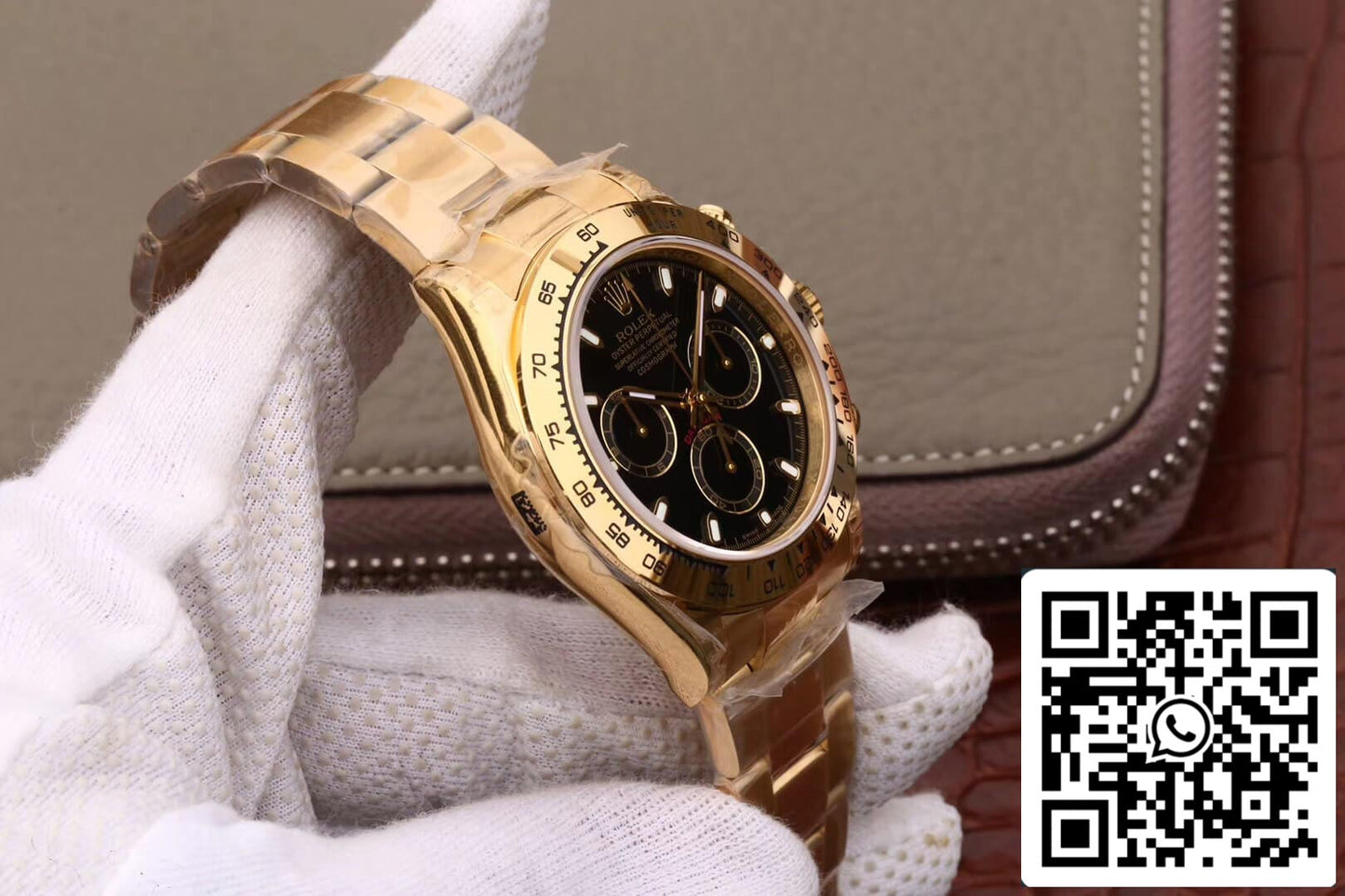 Rolex Daytona Cosmograph M116508-0004 1:1 Best Edition JH Factory quadrante nero