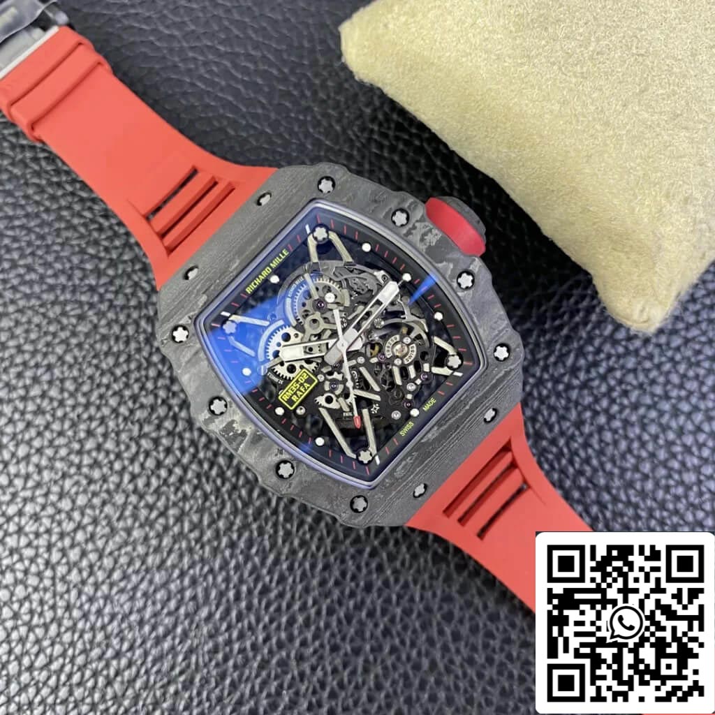 Richard Mille RM35-02 1:1 Best Edition T+ Factory Carbon Fiber Skeleton Dial