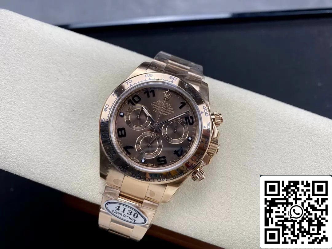 Rolex Cosmograph Daytona M116505-0011 1:1 Best Edition Clean Factory Oro rosa