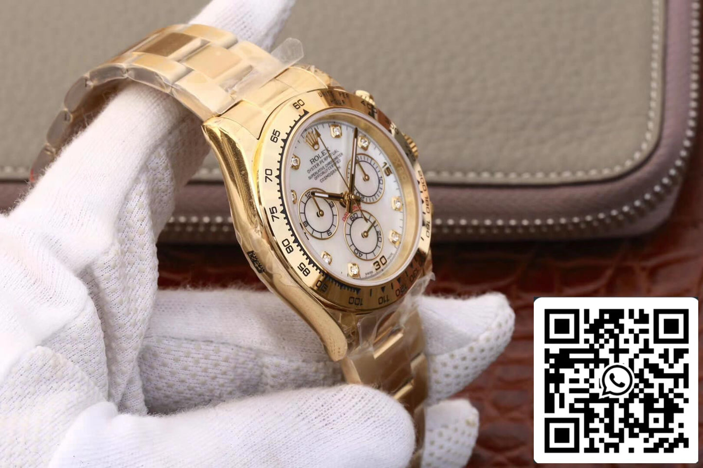 Rolex Daytona Cosmograph 116528-78598 1:1 Mejor edición JH Factory Esfera de diamantes