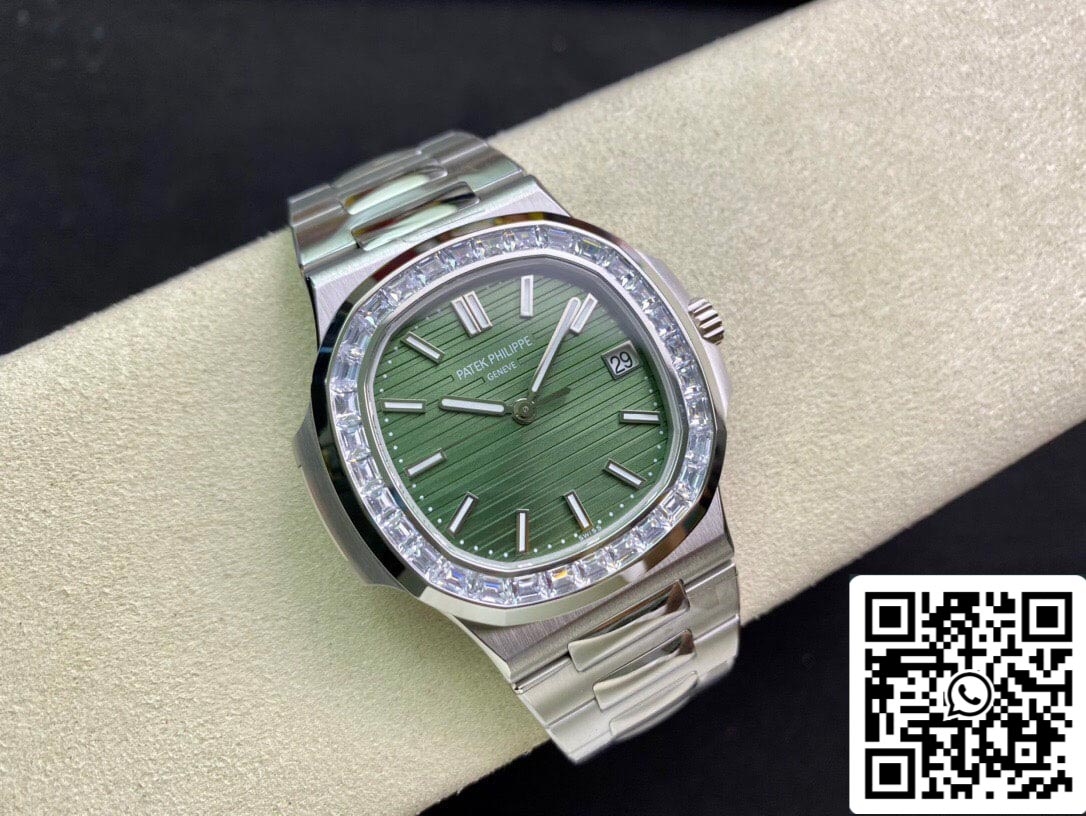 Patek Philippe Nautilus 5711/1300A-001 1:1 Mejor Edición 3K Esfera Verde de Fábrica