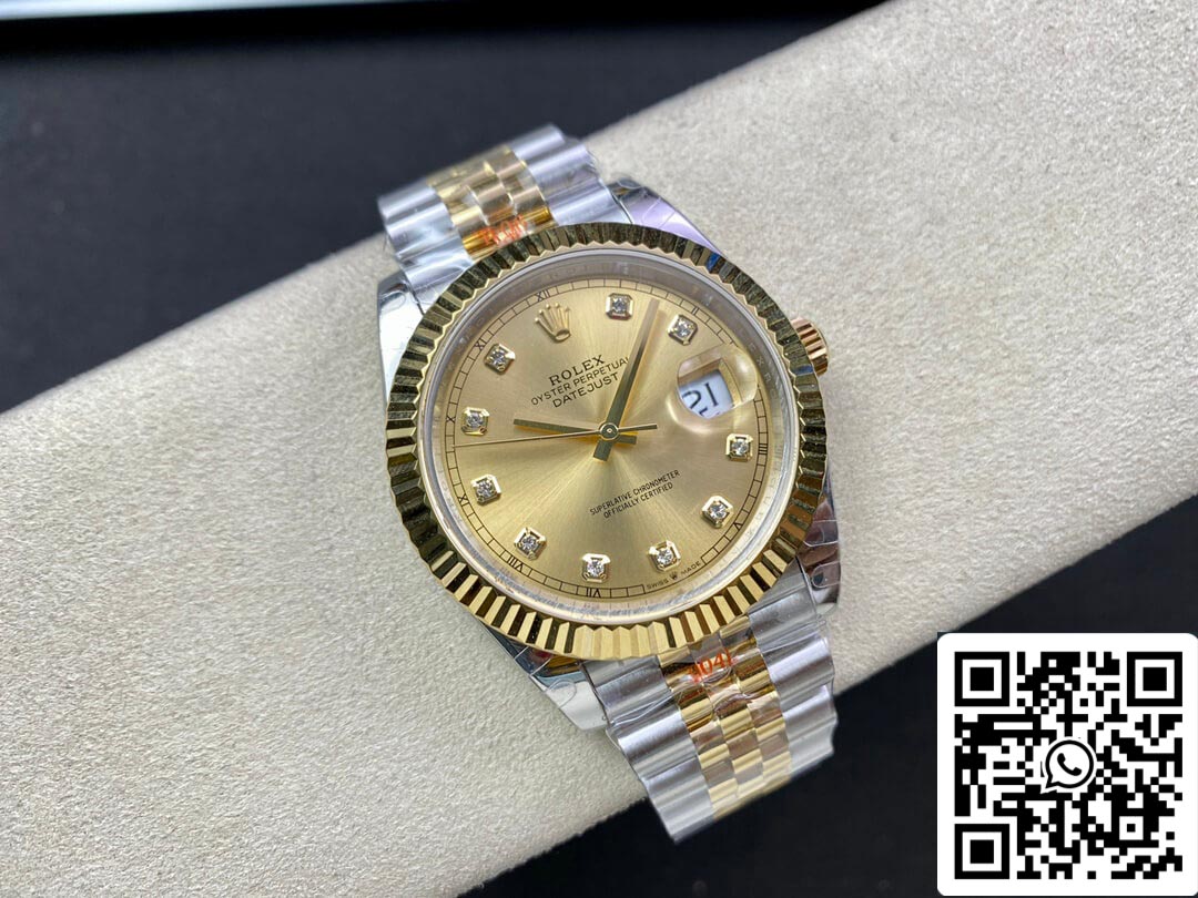 Rolex Datejust M126333-0012 1:1 Mejor Edición GM Factory Oro Amarillo