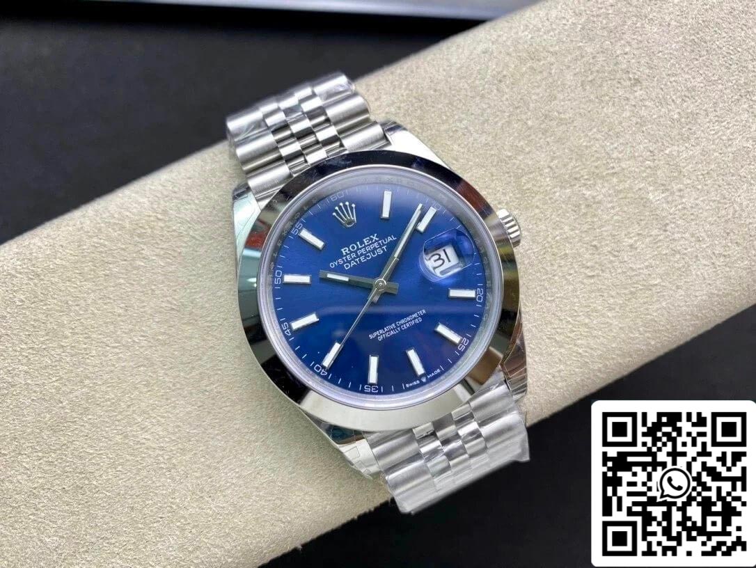 Rolex Datejust M126300-0002 41MM 1:1 Mejor edición VS esfera azul de fábrica