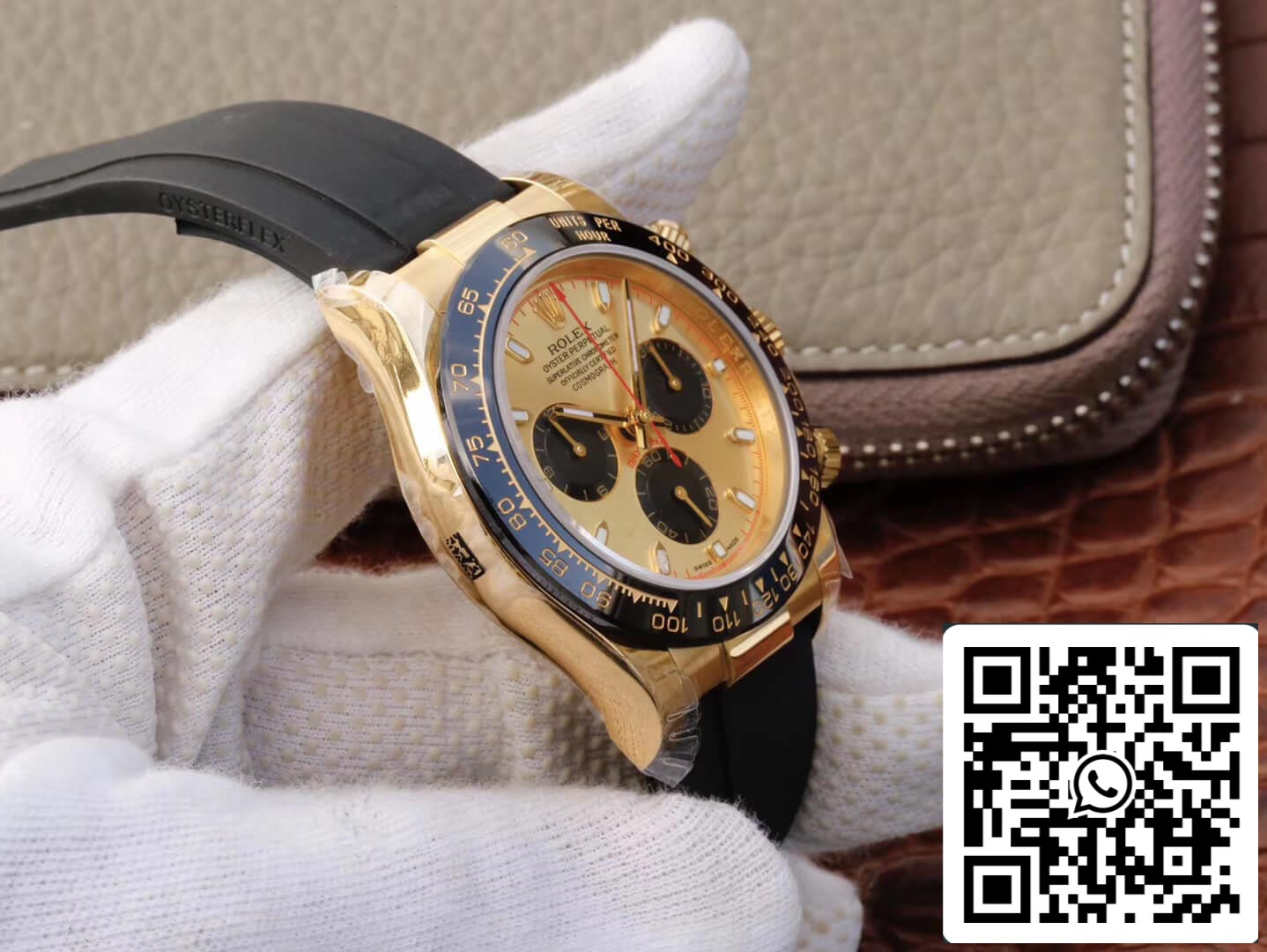 Rolex Daytona Cosmograph 116518ln 1:1 Best Edition JH Factory V6 Yellow Gold Dial