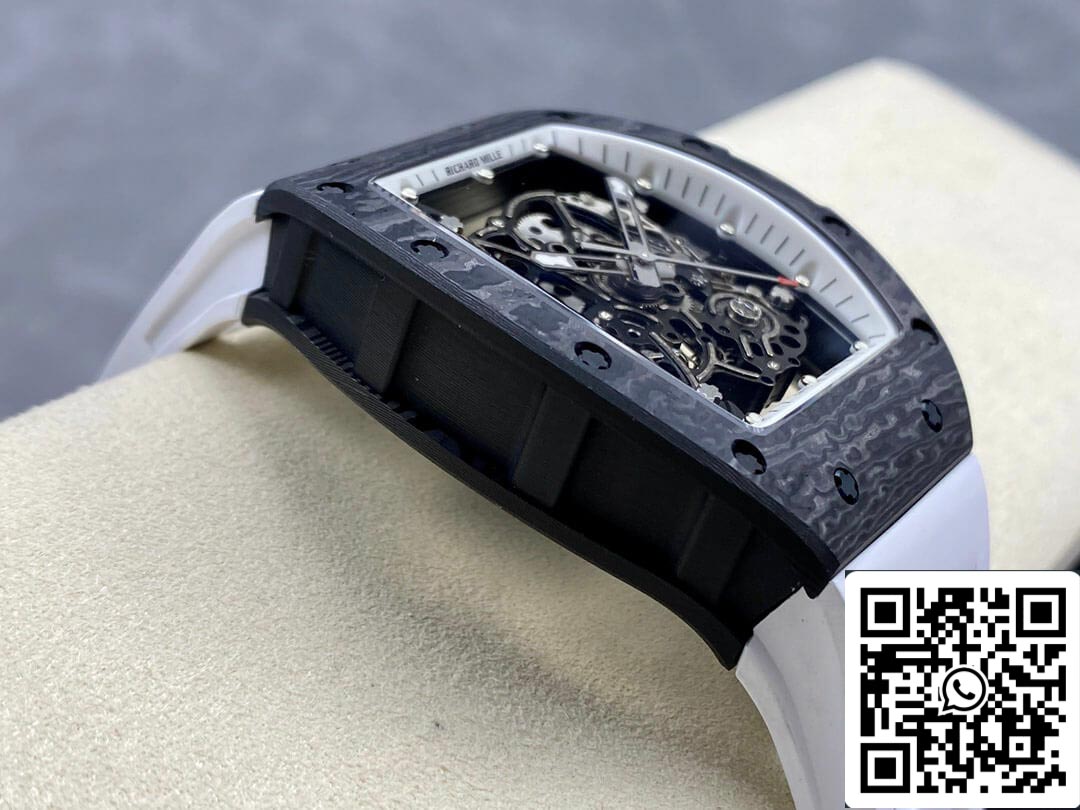 Richard Mille RM-055 1:1 Best Edition BBR Factory White Strap