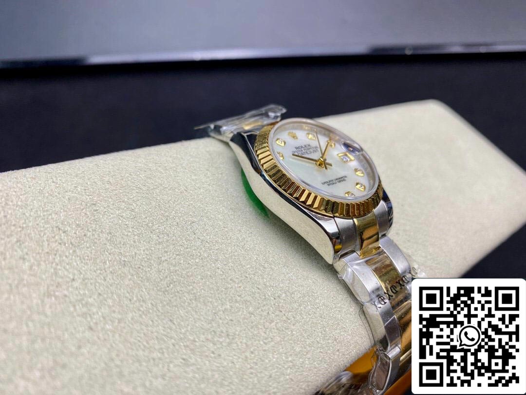 Rolex Datejust M278273-0027 31MM 1:1 Mejor edición EW Factory Esfera engastada con diamantes