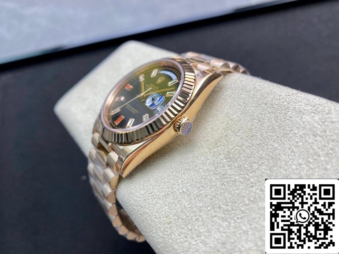 Rolex Day Date 40MM 1:1 Mejor edición EW Factory Oro rosa