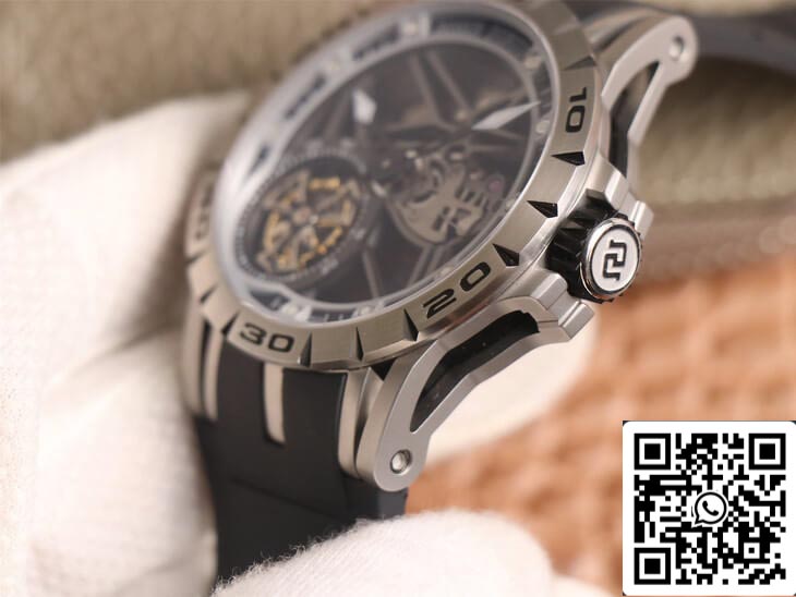 Roger Dubuis Excalibur Spidr RDDBEX0479 1:1 Best Edition JB Factory Tourbillon Black Strap