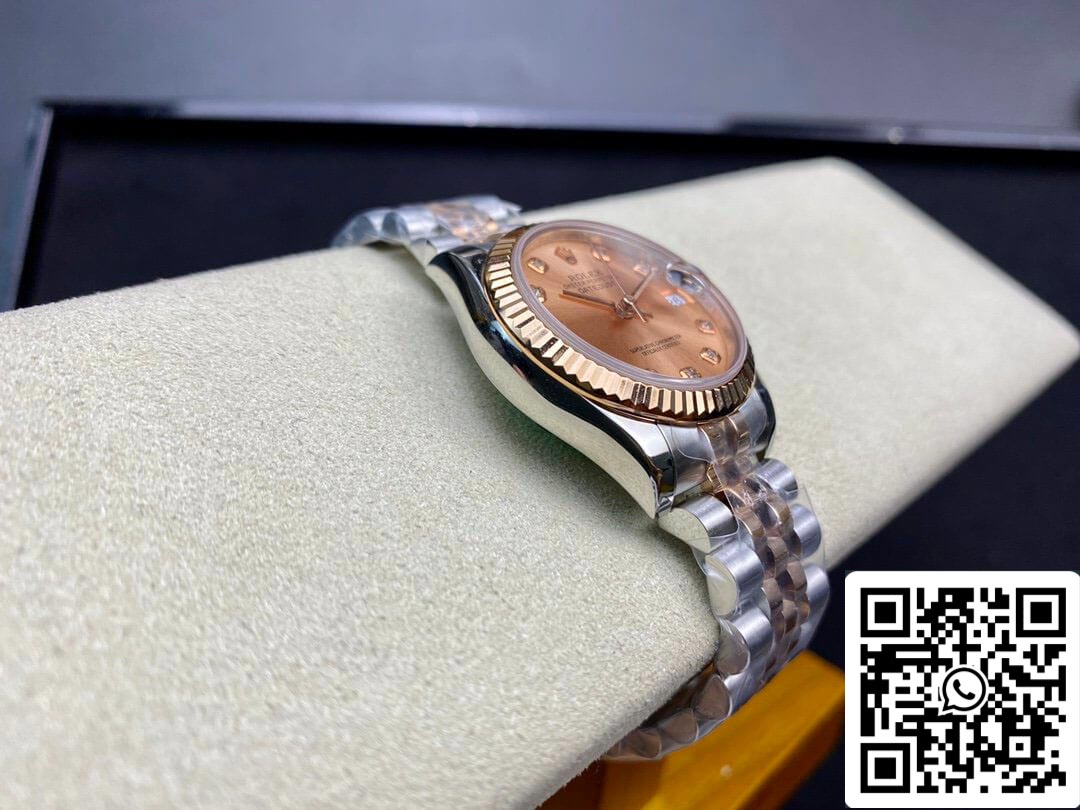 Rolex Datejust M278271-0024 31MM 1:1 Mejor edición EW Factory Esfera de oro rosa