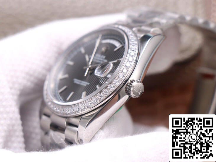 Rolex Day Date M228349RBR-0008 1:1 Mejor Edición EW Factory Esfera Gris