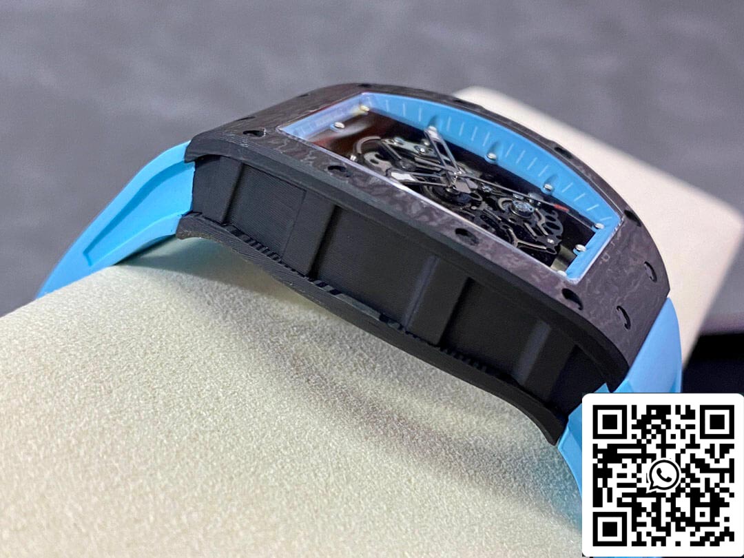 Richard Mille RM-055 1:1 Best Edition BBR Factory Blue Strap