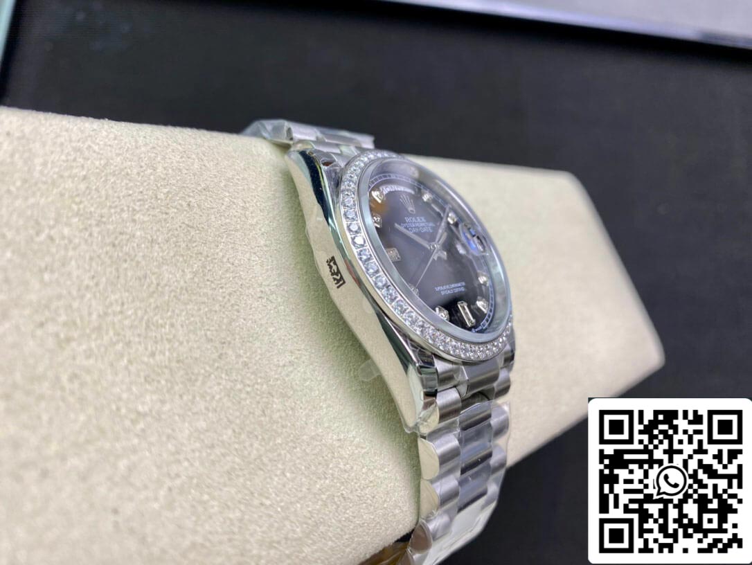 Rolex Day Date 118346 36MM 1:1 Best Edition EW Factory quadrante nero