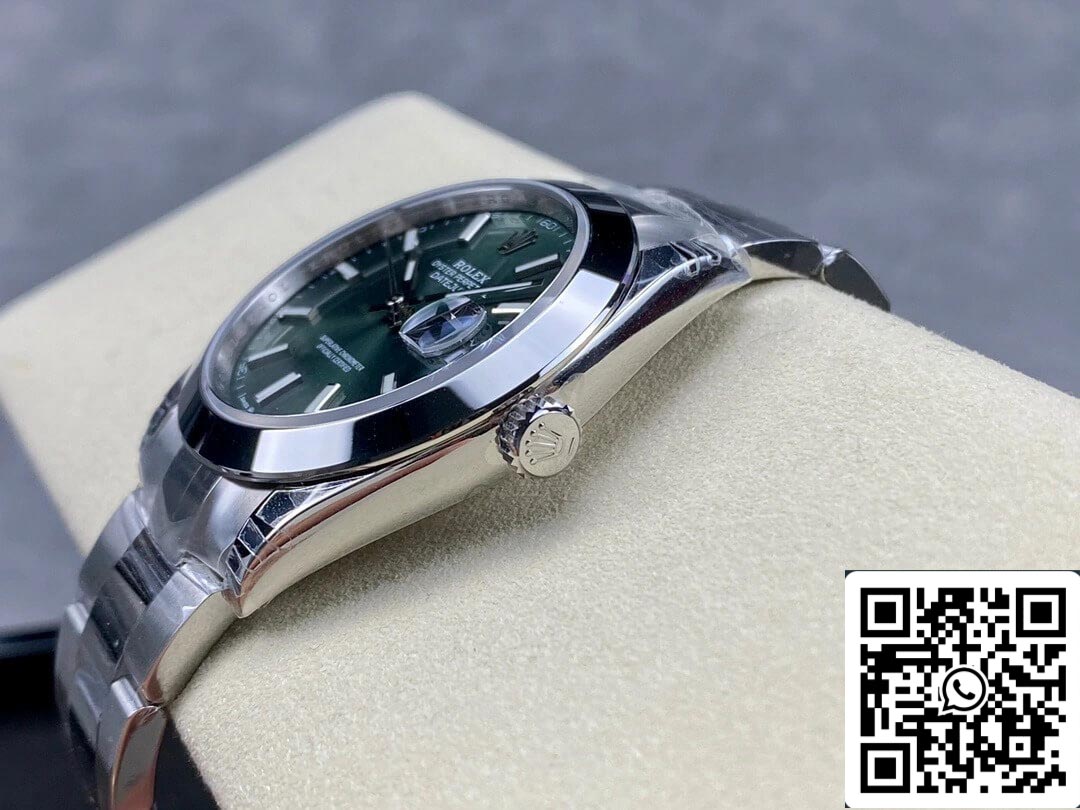 Rolex Datejust M126300-0019 41MM 1:1 Best Edition VS quadrante verde di fabbrica