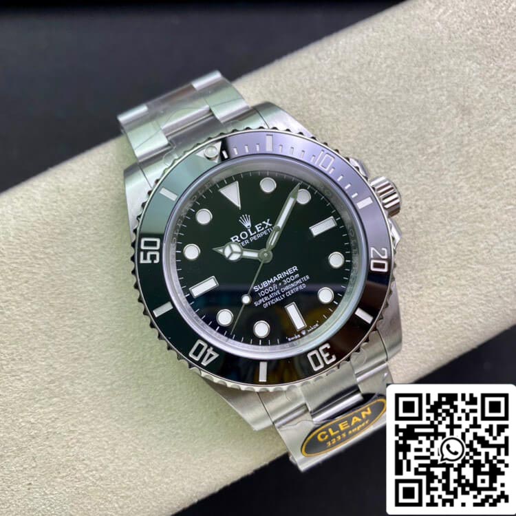 Rolex Submariner M124060-0001 41MM sin fecha 3230 movimiento Clean Factory esfera negra