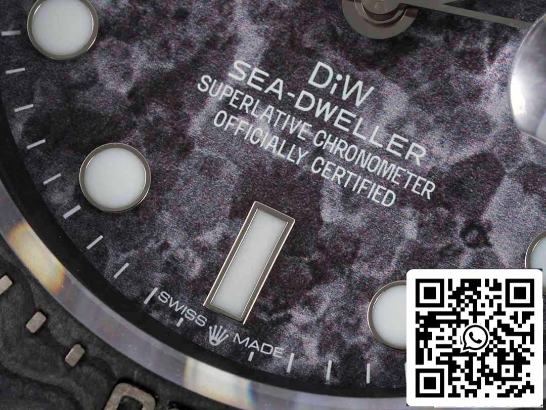 Rolex Sea-Dweller 1:1 Mejor Edición Diw Factory Bisel de Fibra de Carbono