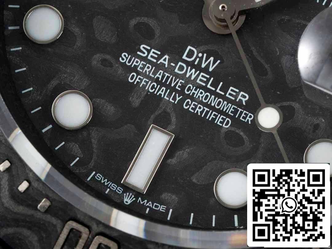 Rolex Sea-Dweller 1:1 Mejor Edición Diw Factory Fibra de Carbono