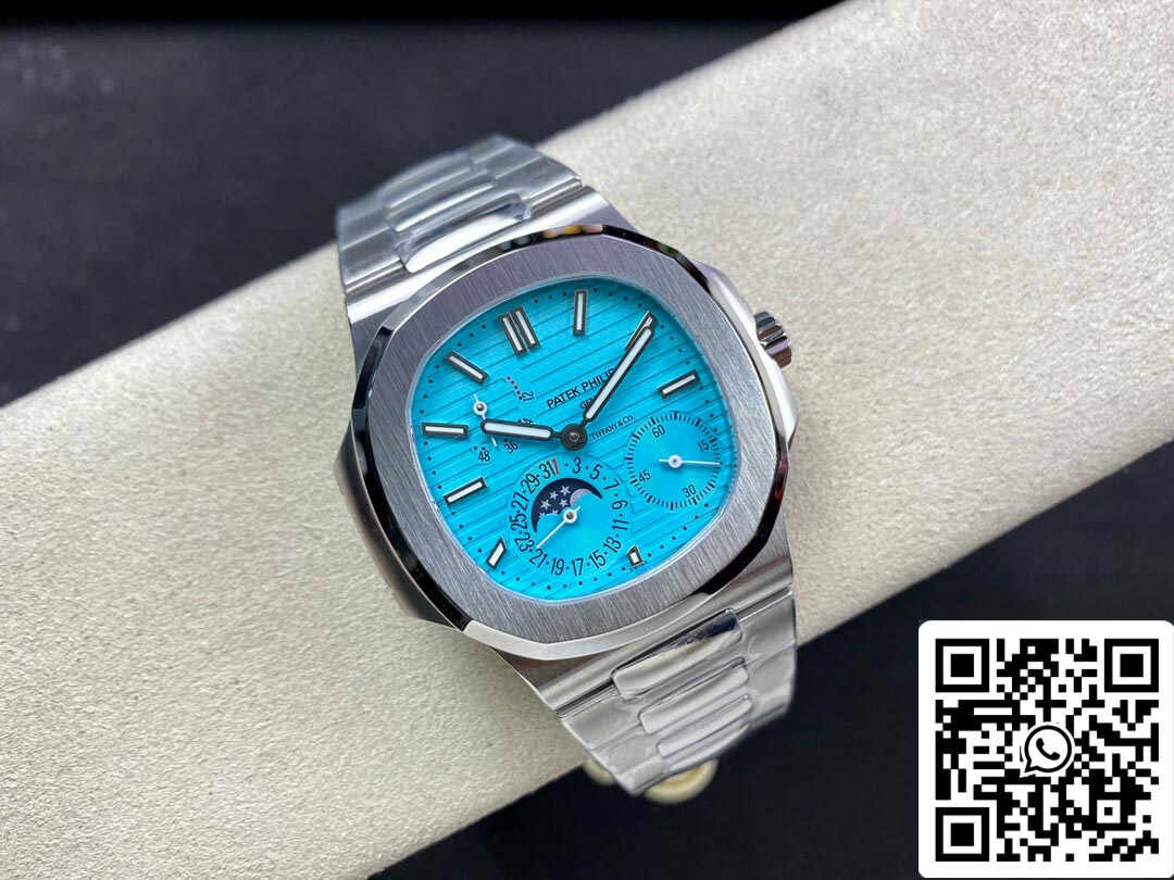 Patek Philippe Nautilus 5712 1:1 Best Edition GR Factory Quadrante blu Tiffany