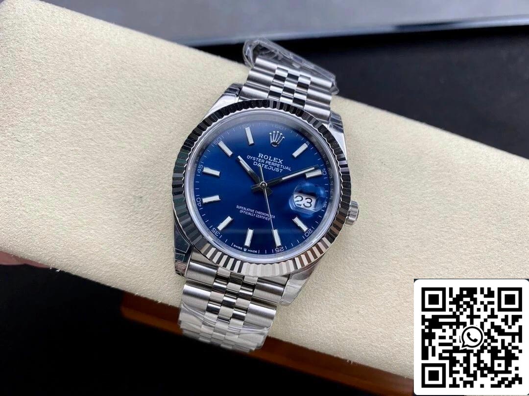 Rolex Datejust M126334-0002 41 mm Correa Jubilee VS Acero inoxidable de fábrica