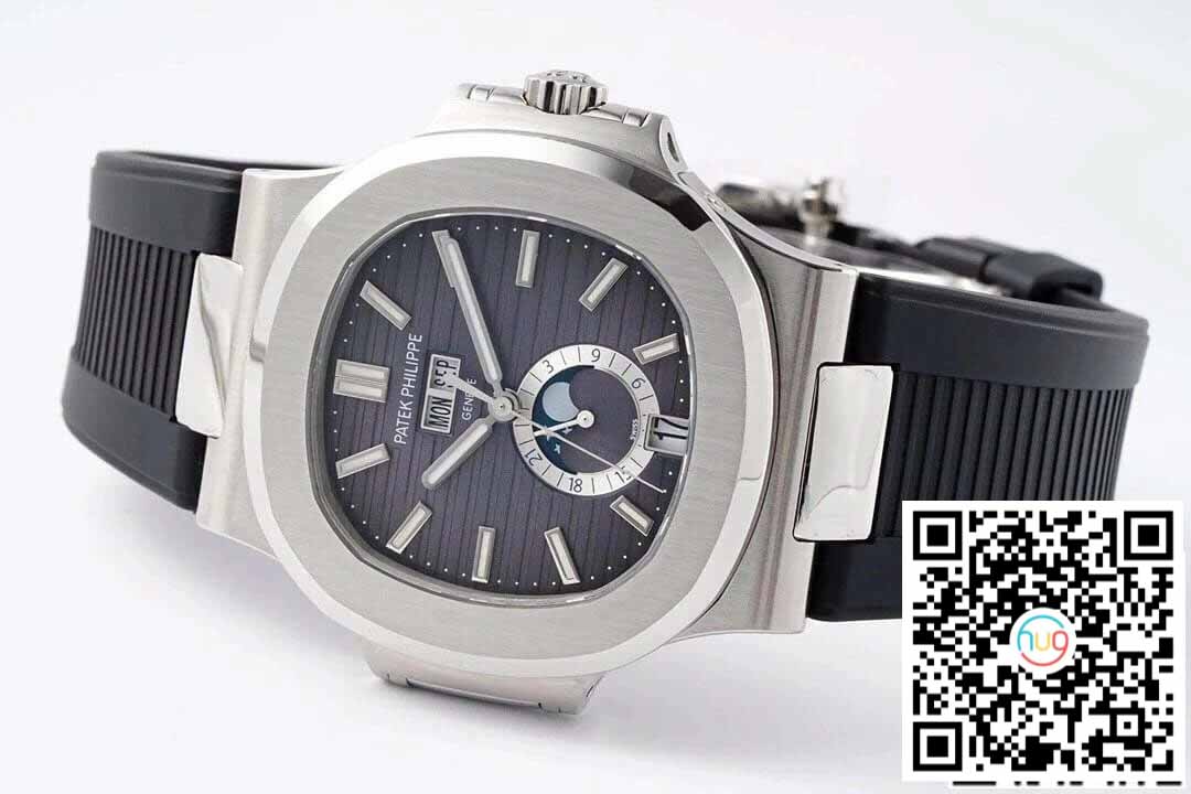 Patek Philippe Nautilus 5726A-001 Cinturino in caucciù di fabbrica PPF della migliore edizione 1: 1