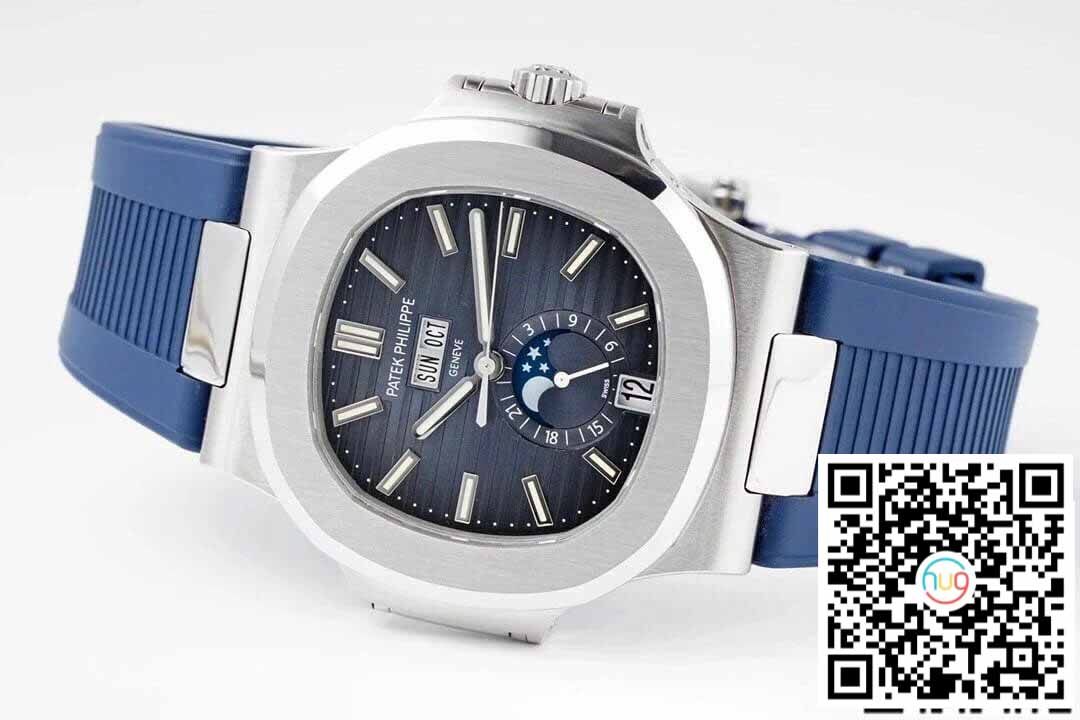 Patek Philippe Nautilus 5726/1A-014 1:1 Mejor Edición PPF Factory Azul Negro Esfera Degradada