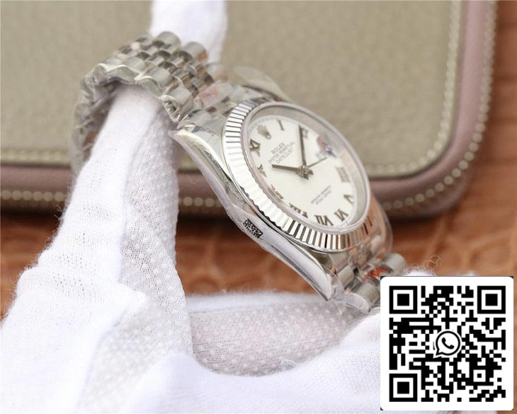 Rolex Datejust M126234-0025 1:1 Mejor edición GM Factory esfera blanca