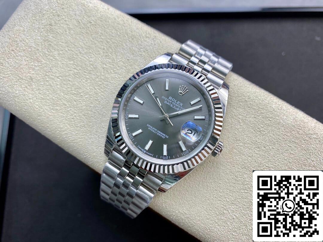 Rolex Datejust M126334-0014 1:1 Mejor Edición EW Factory Esfera Gris