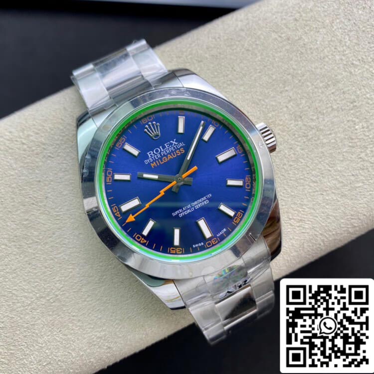 Rolex Milgauss 116400GV AR Factory 1:1 Miglior Edizione Svizzera ETA3131