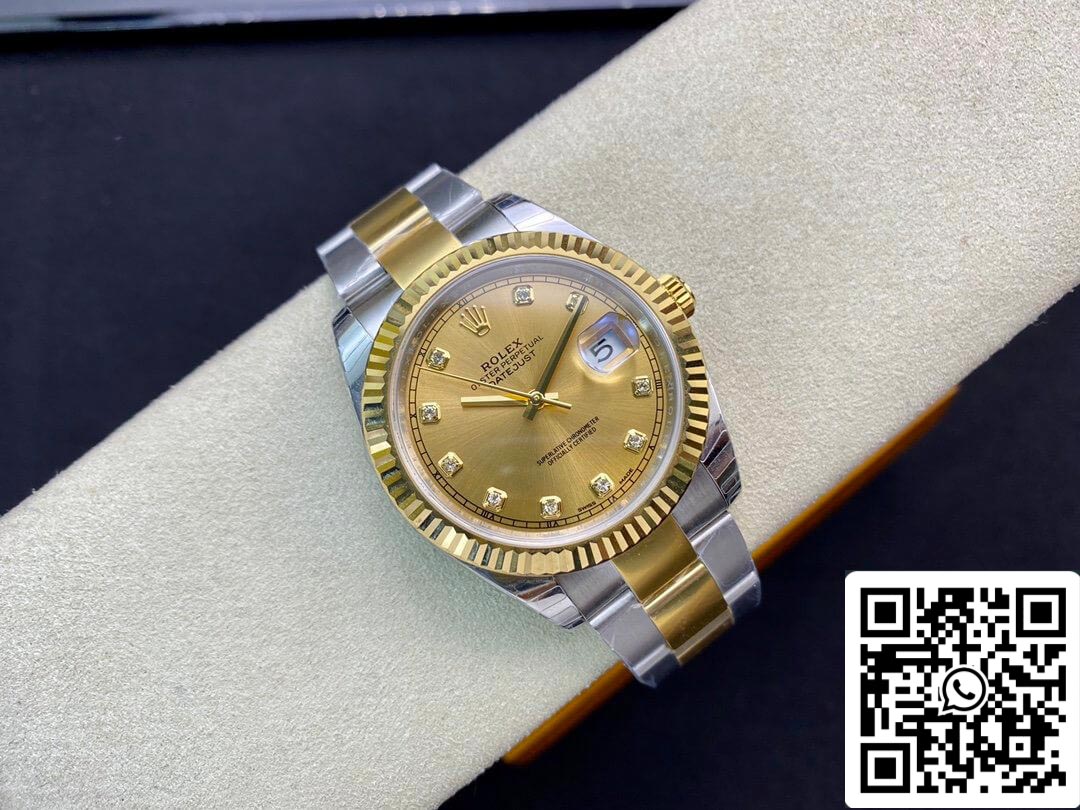 Rolex Datejust M126333-0011 1:1 Best Edition EW Factory Quadrante champagne