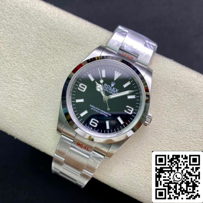 Rolex Explorer M124270-0001 36MM 1:1 Mejor Edición EW Factory Esfera Negra