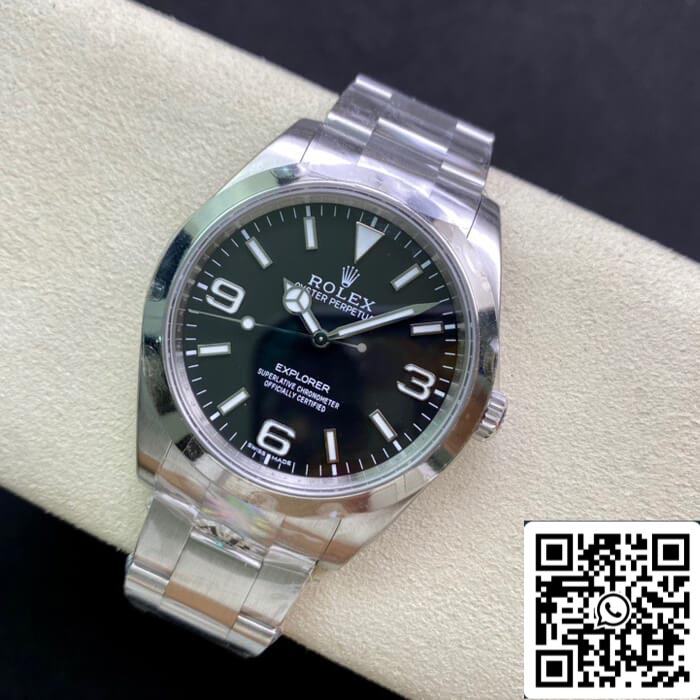 Rolex Explorer M214270-0003 39MM 1:1 Mejor edición AR Factory esfera negra