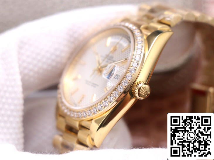 Rolex Day Date M228348RBR-0005 1:1 Mejor edición EW Factory Oro de 18 quilates